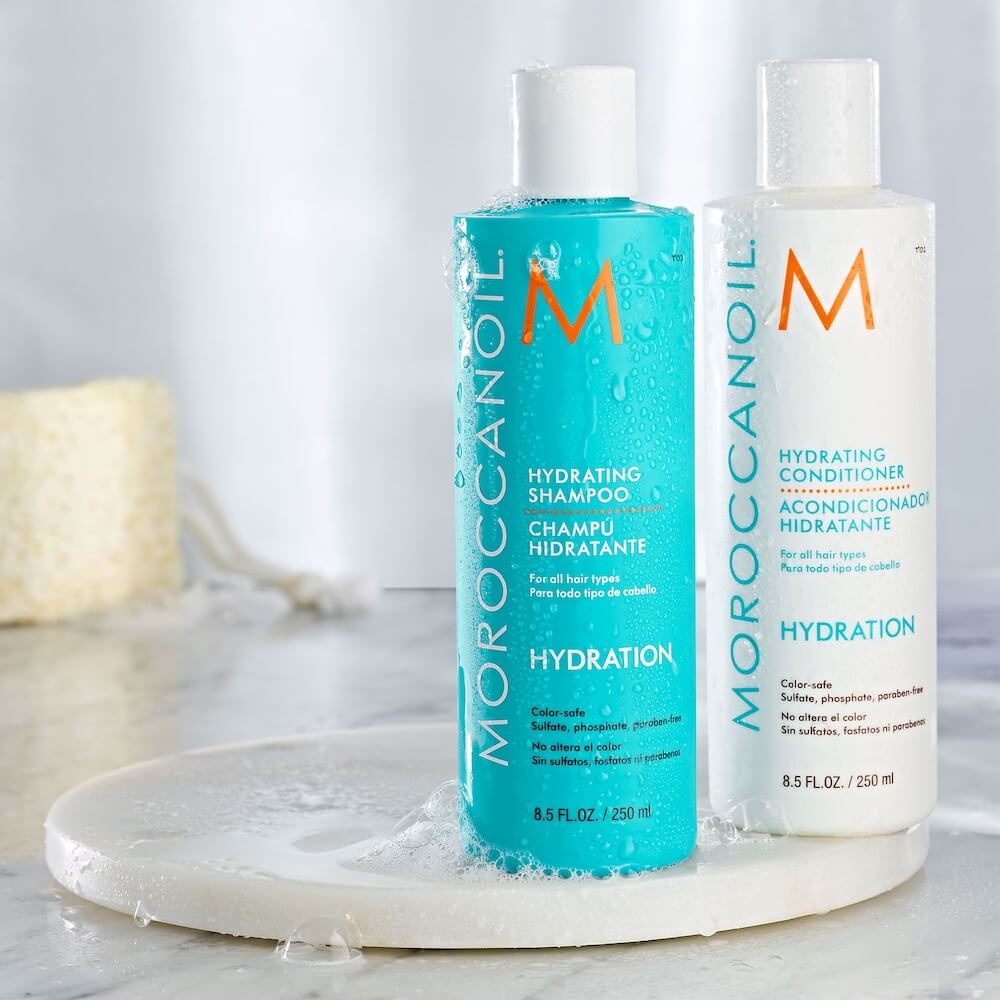 Moroccanoil Hydration shampoo and conditioner salon Toujours Belle